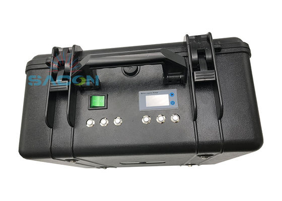 60w GPS Mobile Phone Signal Jammer 6 Antennas Built - In Battery 2 Hours Working